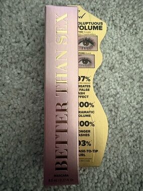 Too Faced Better Than Sex Mascara - Pink and Gold Packaging